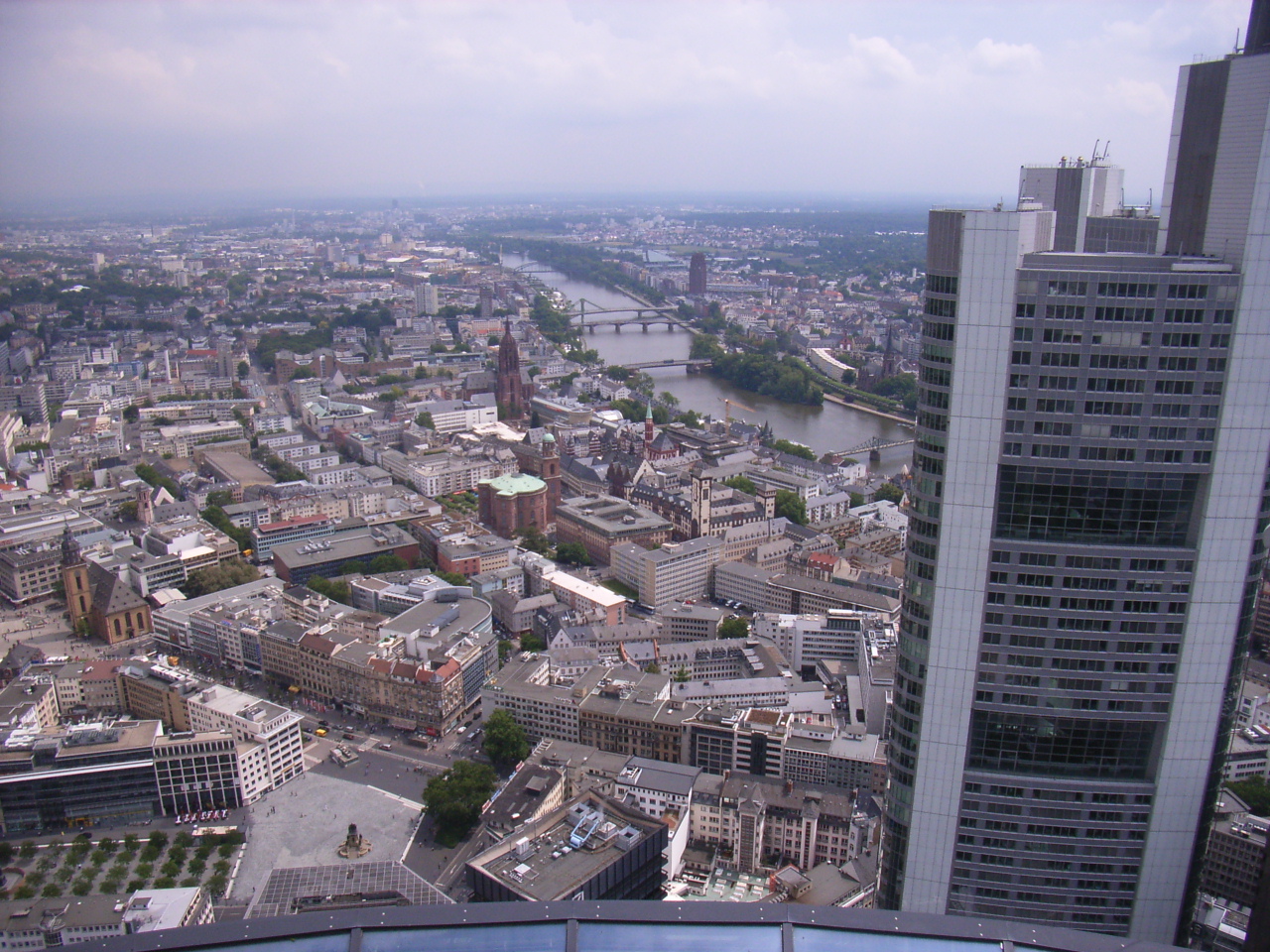 Blick ber Frankfurt am Main