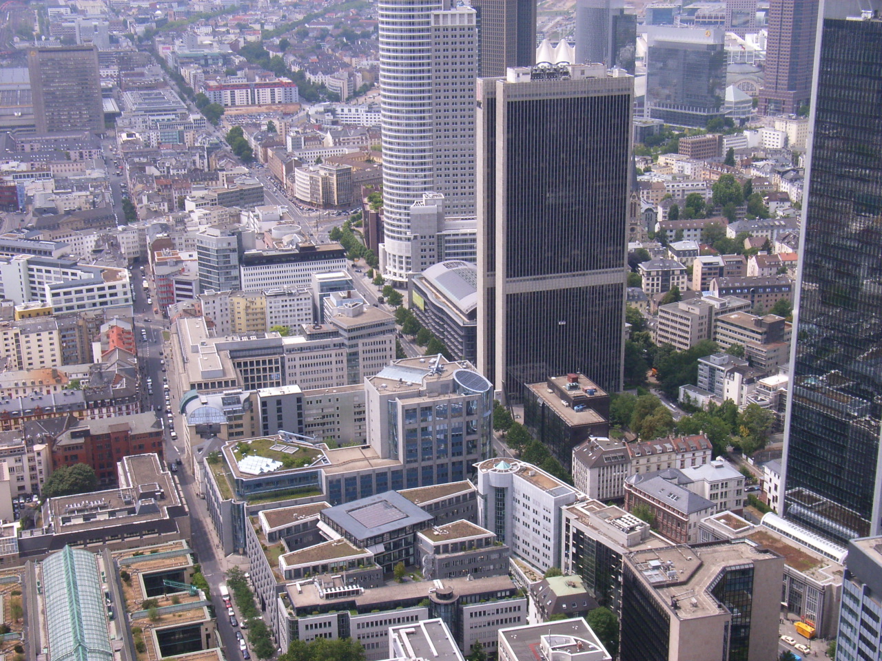 Blick über Frankfurt am Main
