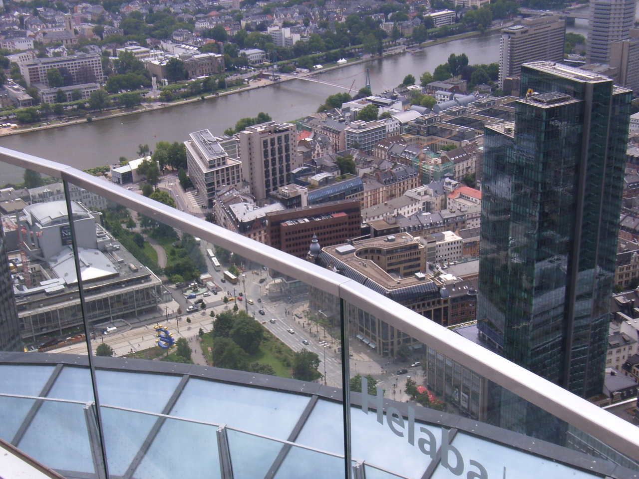 Blick ber Frankfurt am Main