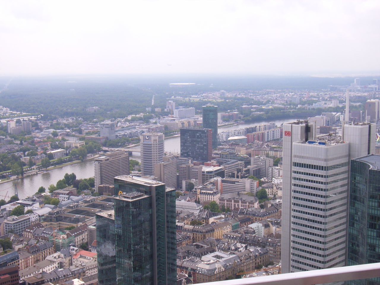 Blick ber Frankfurt am Main