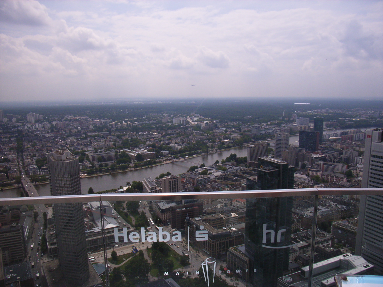 Blick ber Frankfurt am Main