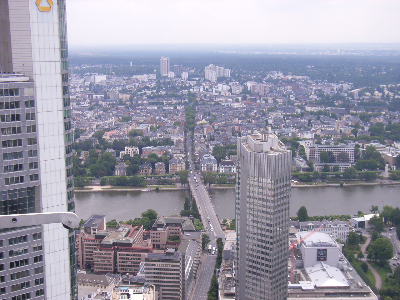 Blick ber Frankfurt am Main