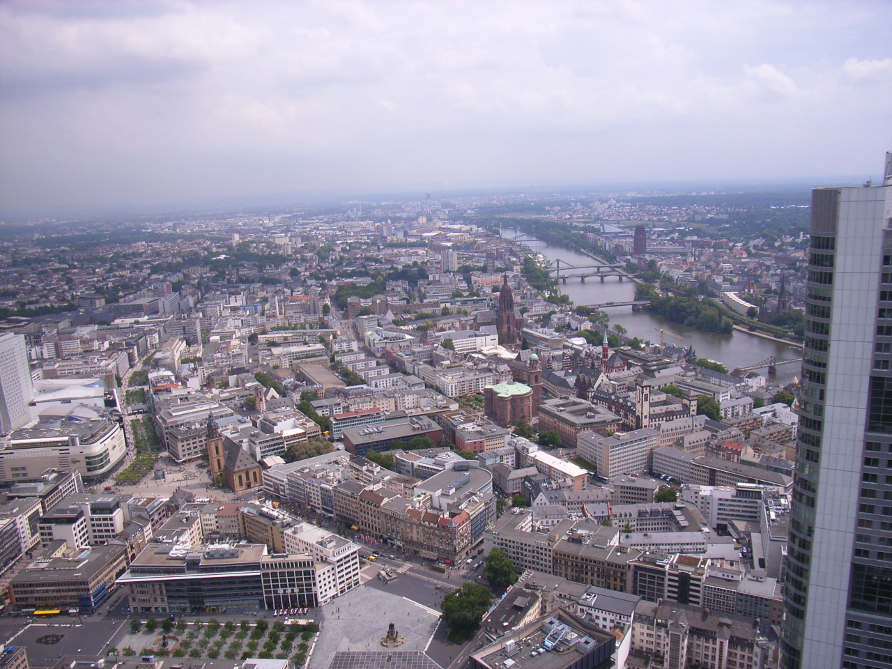Blick über Frankfurt am Main