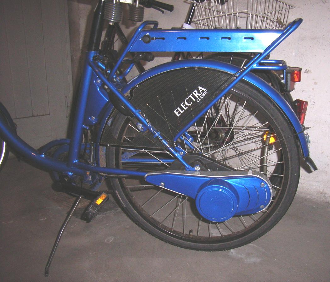 Der Antrieb der Elektra geht über eine Motorkette