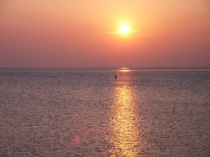 Sonnenuntergang in Strucklahnungshrn