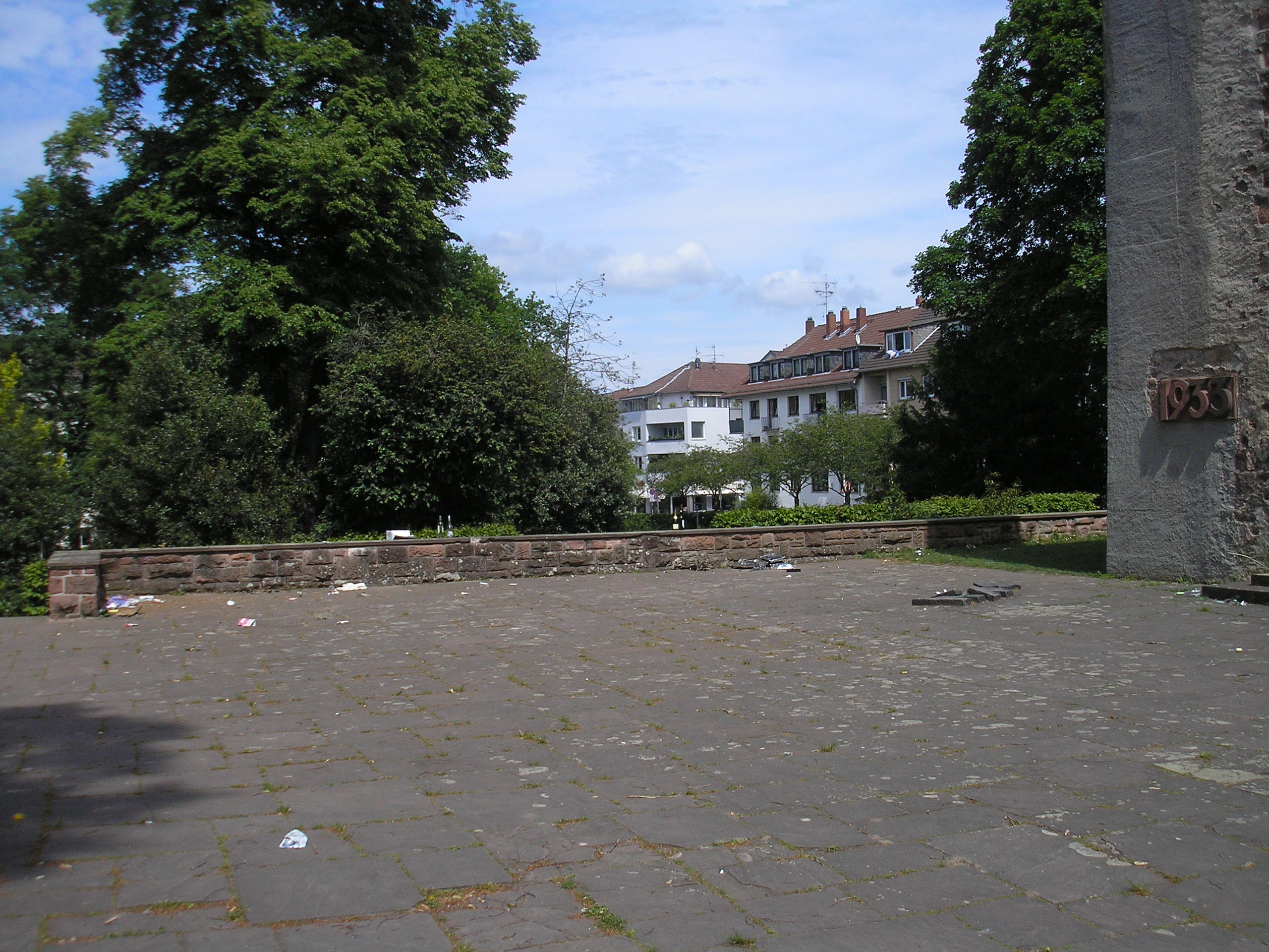 Mauer bei der Stadtkapelle